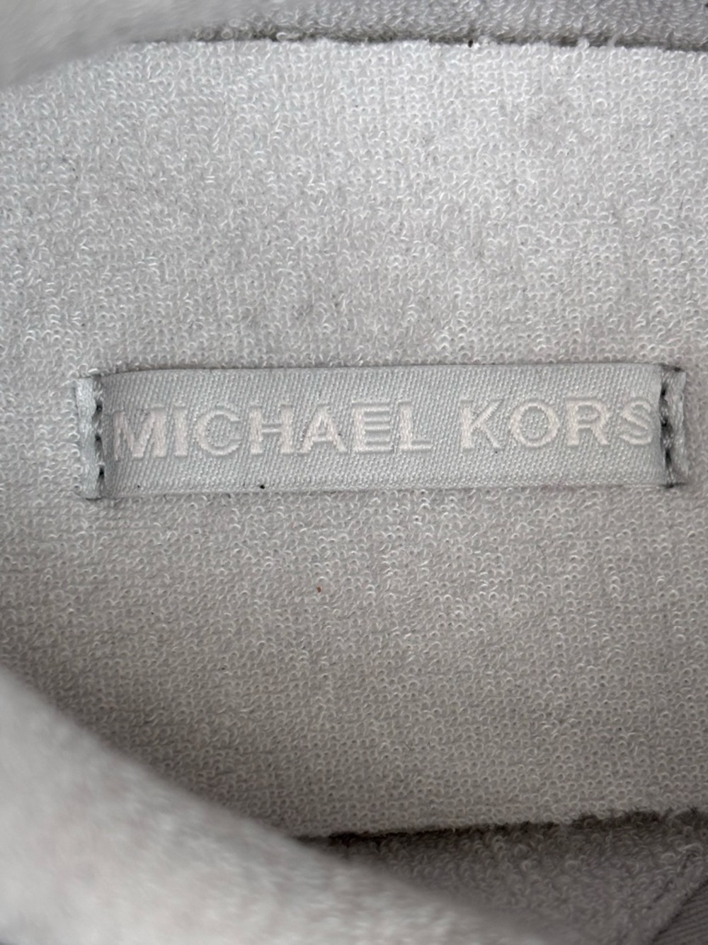 MICHAEL KORS Rhodes Leather Lace Up Metallic Silver Sneaker--NEW--9 - Picture 11 of 15